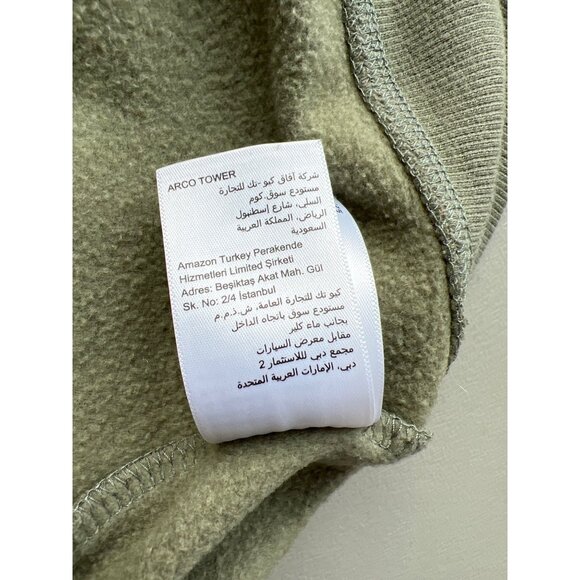 Amazon Essentials Camo Pullover Sweatshirt Size XXL French Terry Fleece Relaxed - Picture 9 of 10